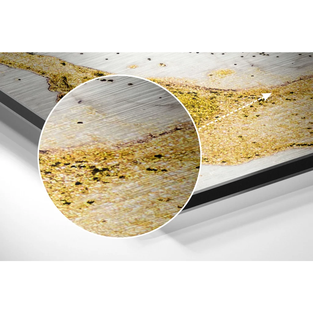 Stunning Brushed Aluminium Dibond Abstract Wall Art | Modern Wall Art Decor | vintageantiquesgifts.com