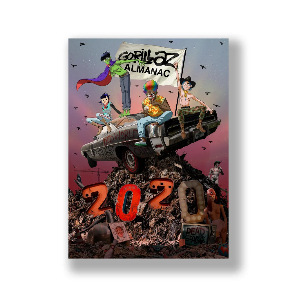 Gorillaz Almanac Hardcover Art Book in Full Color – Vintage and