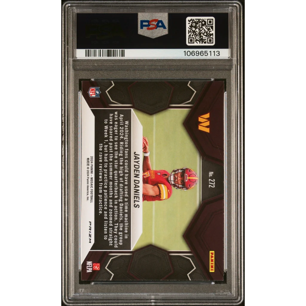 PSA 10 Jayden Daniels 2024 Mosaic Camo Pink NFL Debut Gem Mint Card