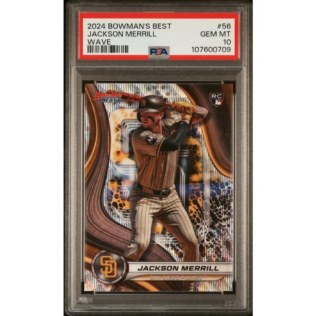PSA 10 Jackson Merrill 2024 Bowmans Best Wave Card, image size:1024x1024