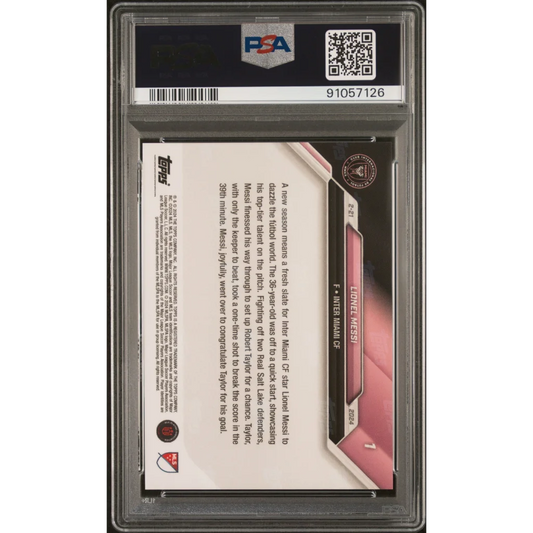 Graded 2024 Topps Now MLS Lionel Messi #1 Soccer Card PSA 10 Gem Mint | PSA 10 Gem Mint Graded Soccer Card | vintageantiquesgifts.com