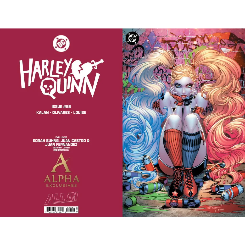 Harley Quinn #58 Sorah Suhng Exclusive Virgin Var | Rare Variant Cover | vintageantiquesgifts.com