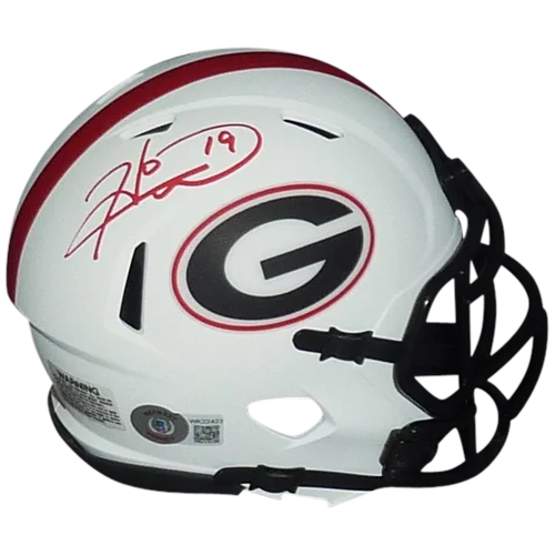 Hines Ward autographed Georgia Bulldogs mini helmet with logo