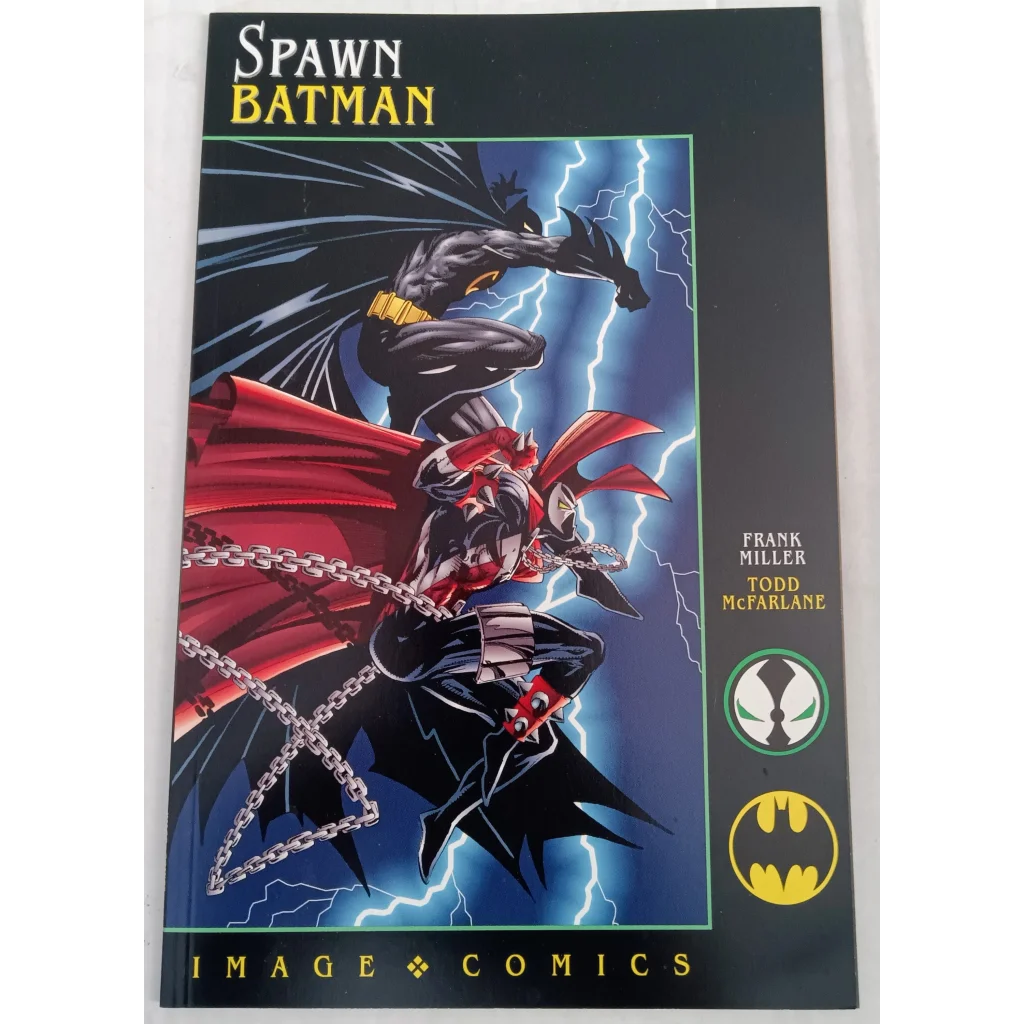Epic Spawn Batman comic book crossover battle from Image Comics