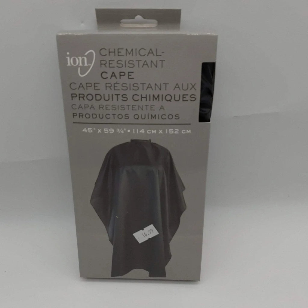 Ion chemical-resistant cape 45x60 black in gray retail box