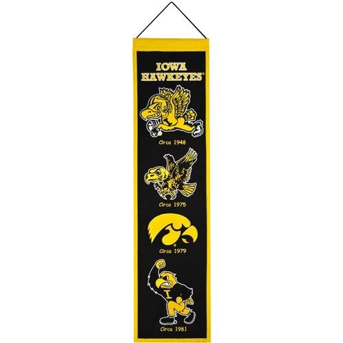 Iowa Hawkeyes heritage banner celebrating team legacy