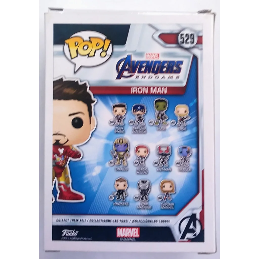 Iron Man Endgame Marvel Funko Pop limited edition figure with protector