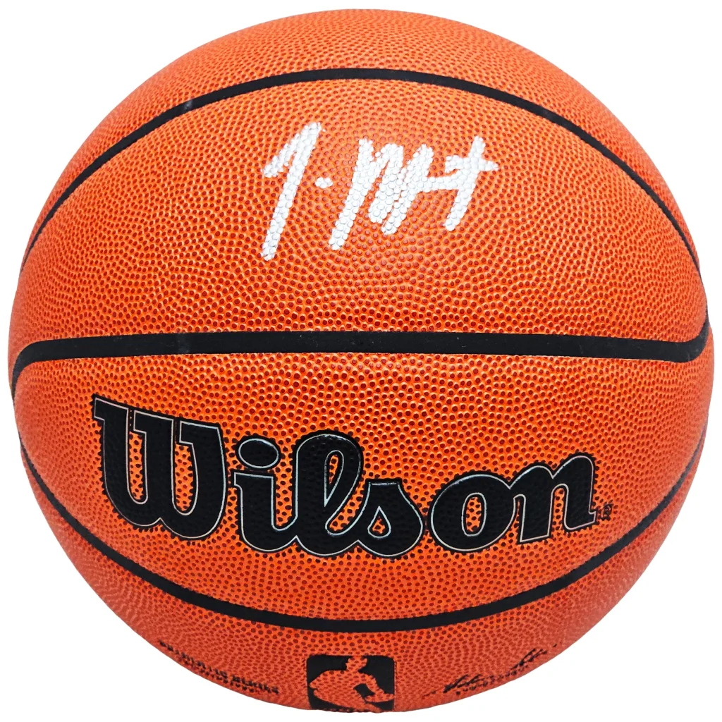 Ja Morant autographed Wilson NBA basketball with authentication