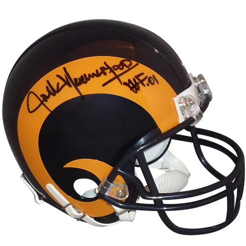 Jack Youngblood autographed Los Angeles Rams mini helmet with 84 #501