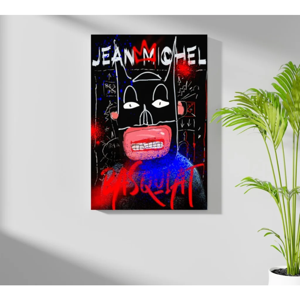 Jean Michel Basquiat 4-piece canvas art print set