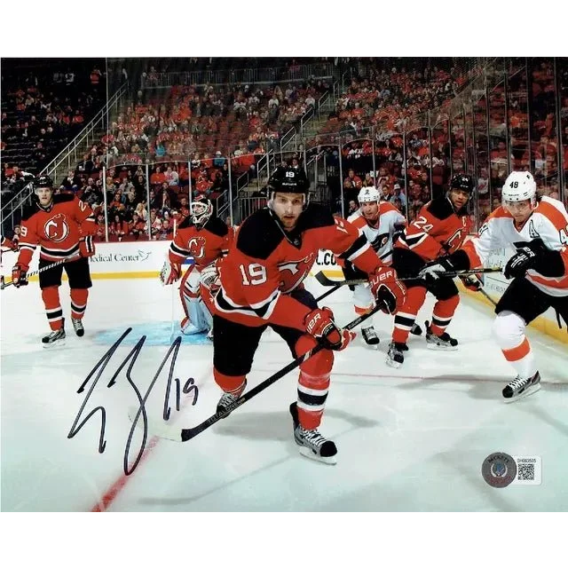 Autographed 8x10 photo of Jersey Devils hockey player for collectors