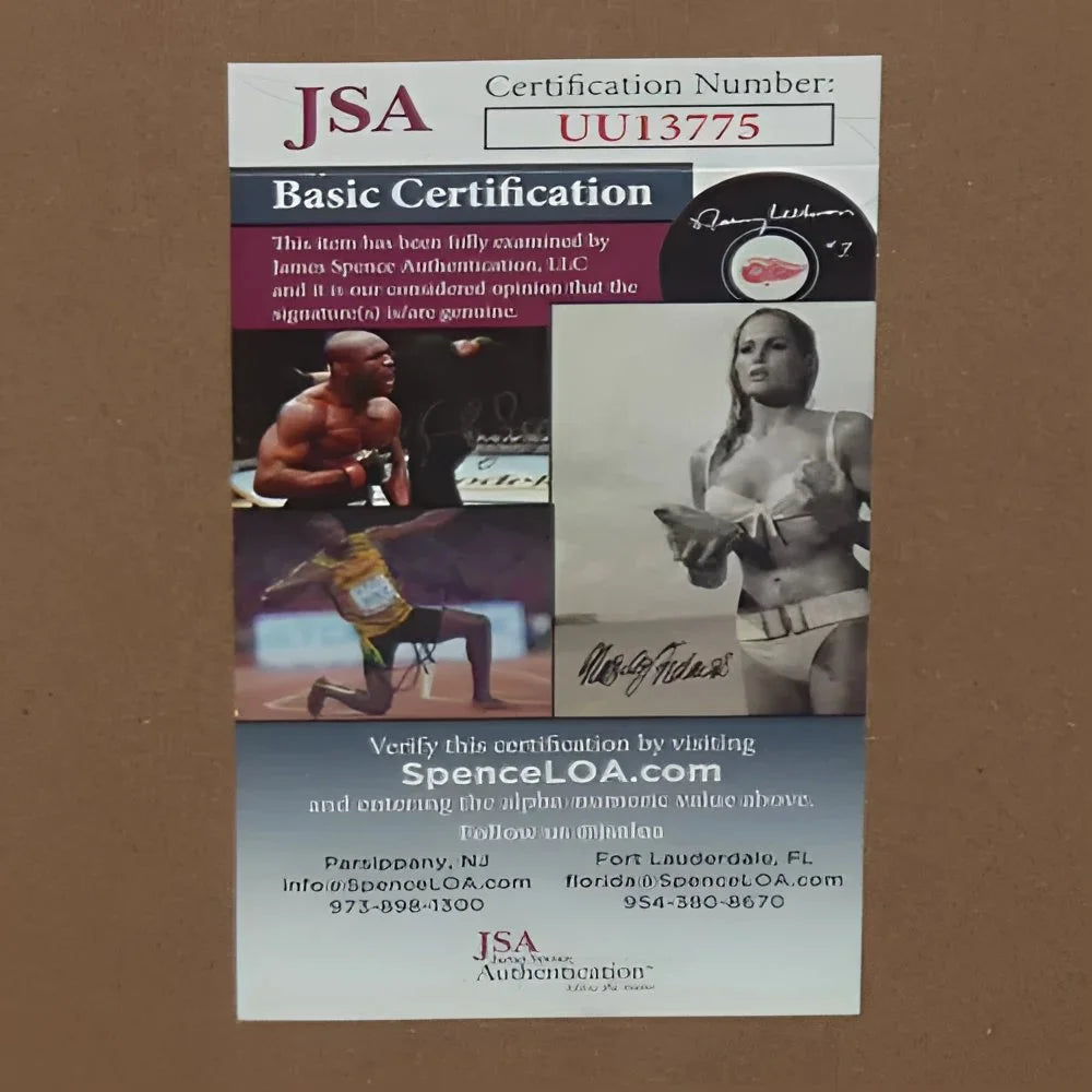 JSA certified autographed deluxe framed 8x10 bikini photo