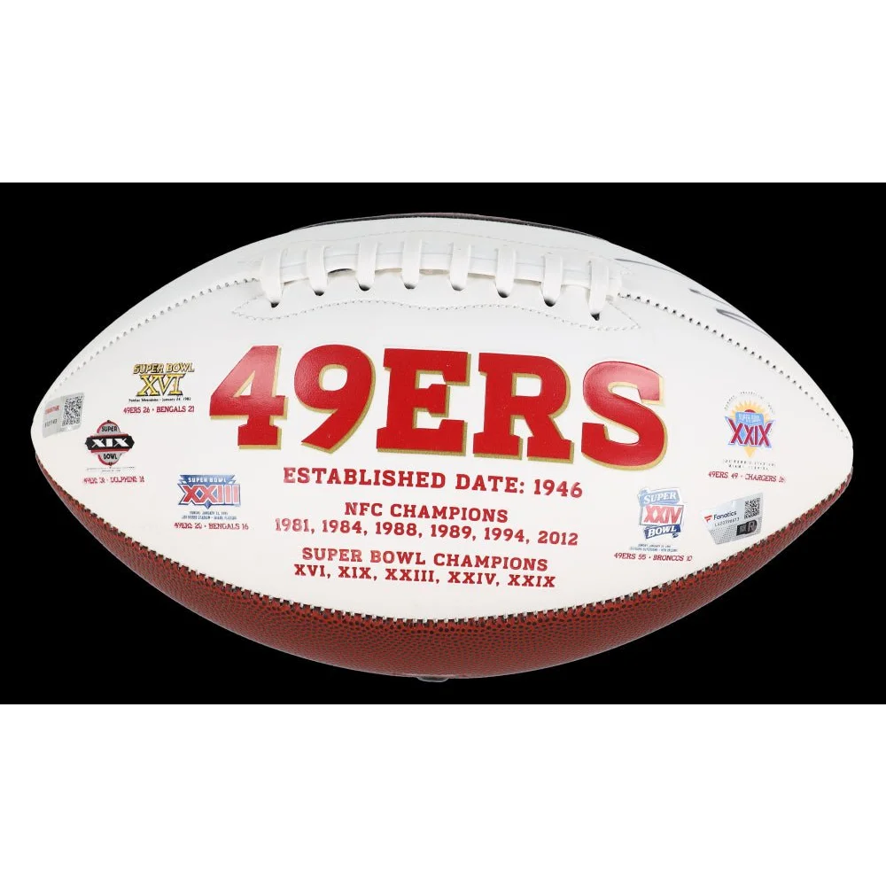 Collectible Jimmy Garoppolo signed 49ers logo commemorative football for fans