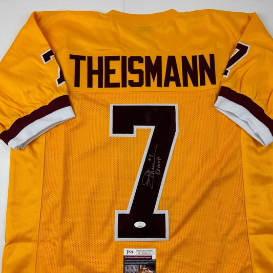 Joe Theismann autographed custom jersey, a pro sports collectible from a sports league