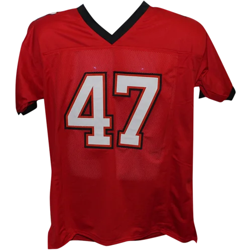 John Lynch autographed Tampa Bay Buccaneers red jersey with #47