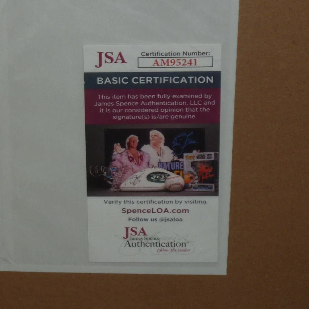 John Madden autographed Oakland Raiders deluxe framed piece with JSA card