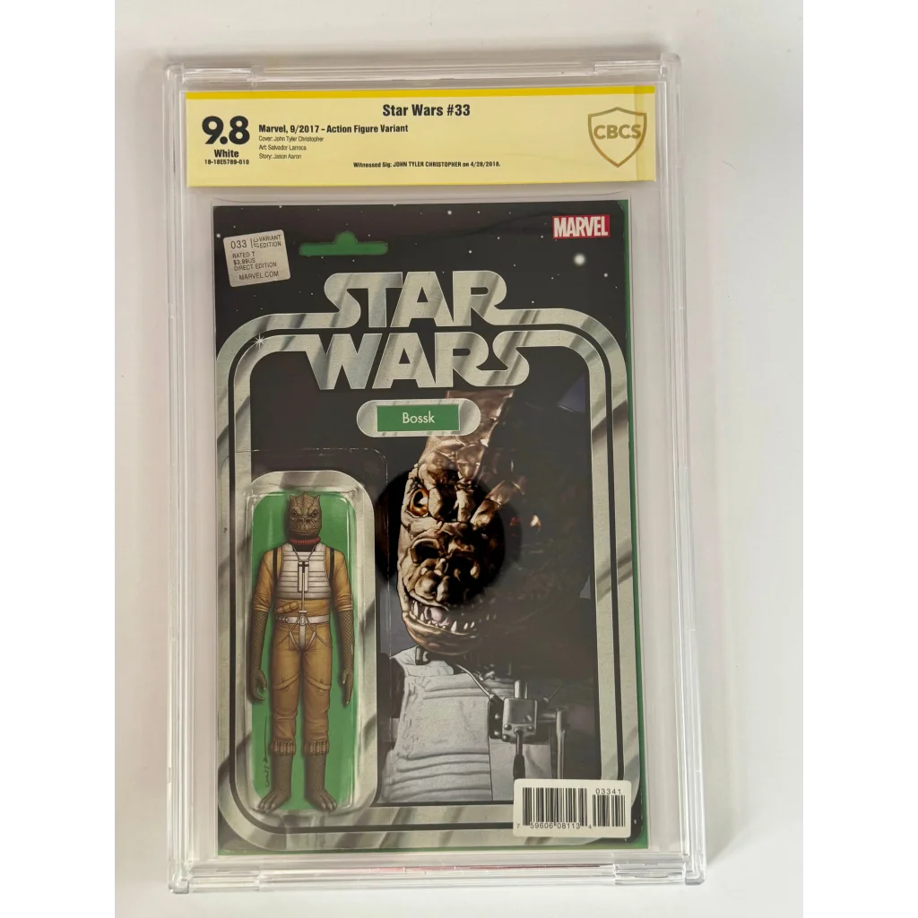 John Tyler Christopher Star Wars Bossk action figure variant cover