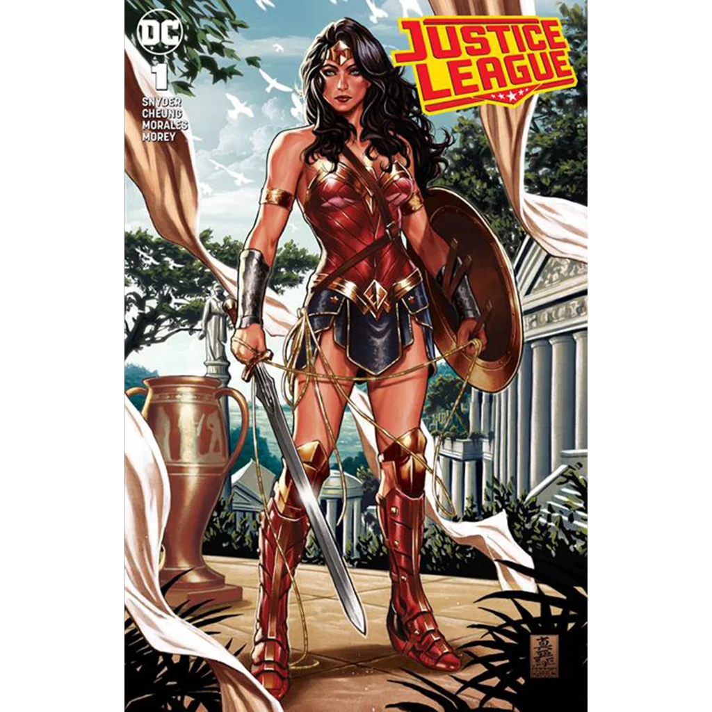Epic Justice League Wonder Woman comic with Mark Brooks art showing her heroic pose
