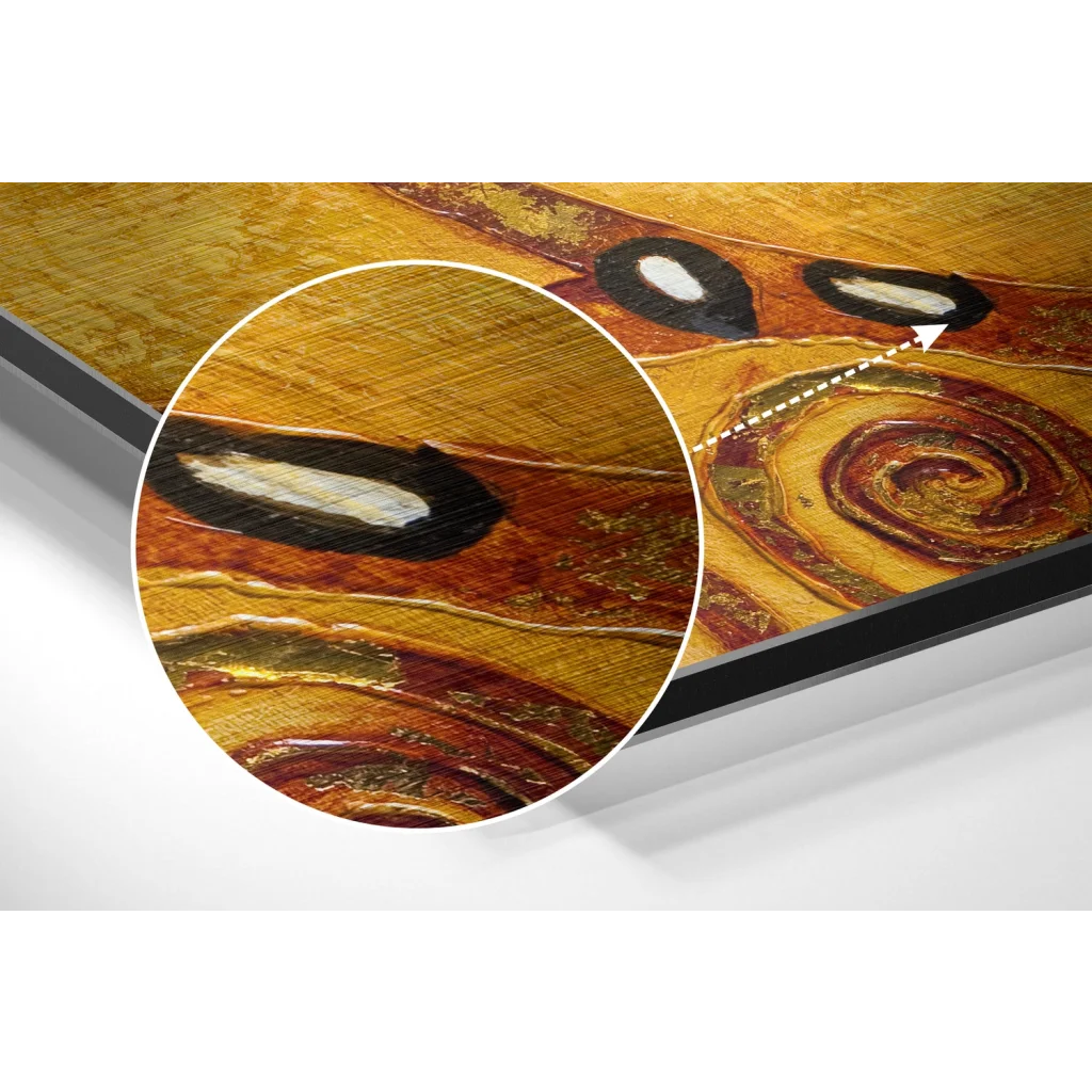 Klimt Tree of Life Brushed Aluminium Dibond Wall Art | Modern Wall Art Decor | vintageantiquesgifts.com