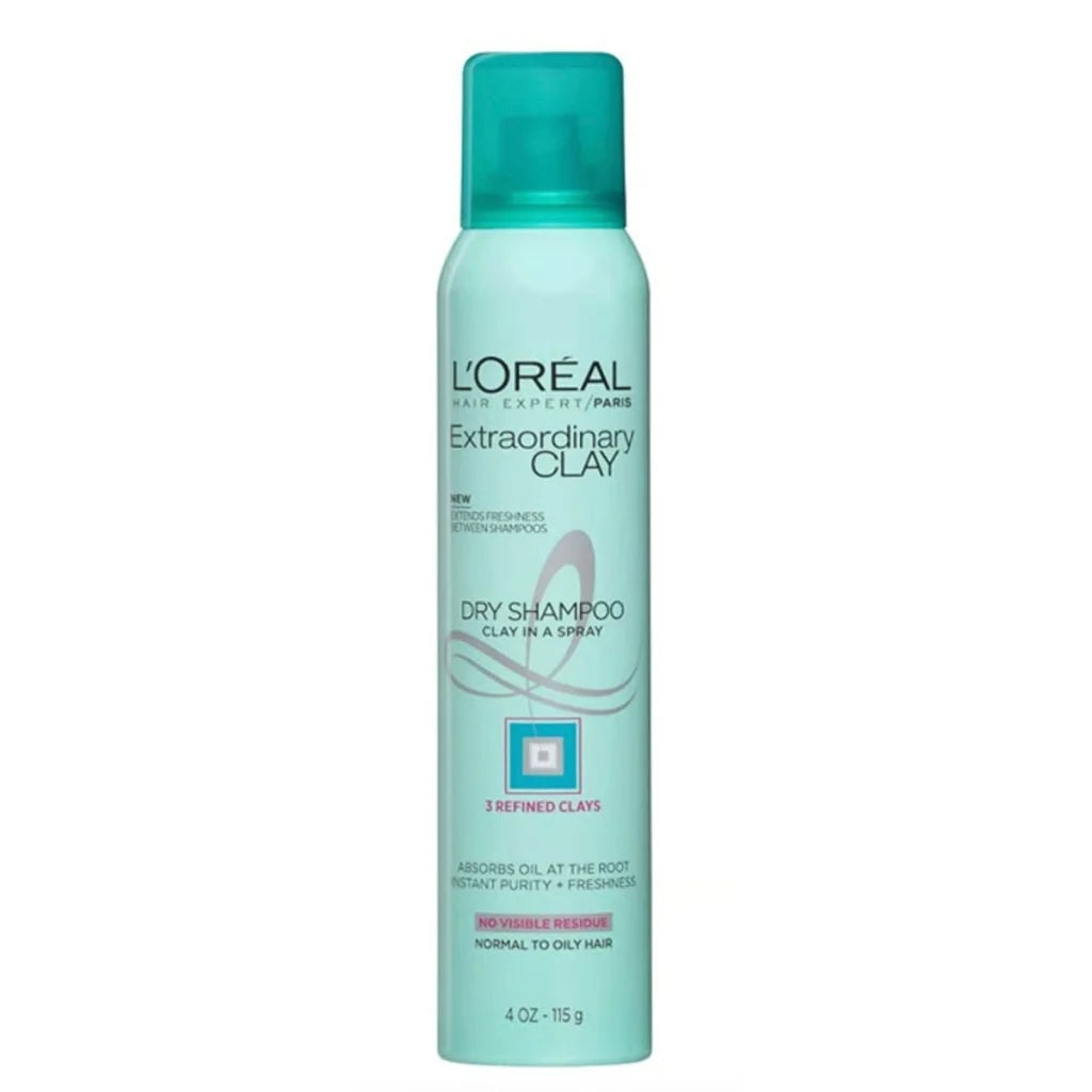 L’Oreal Paris Elvive Extraordinary Clay Dry Shampoo 4 oz spray can