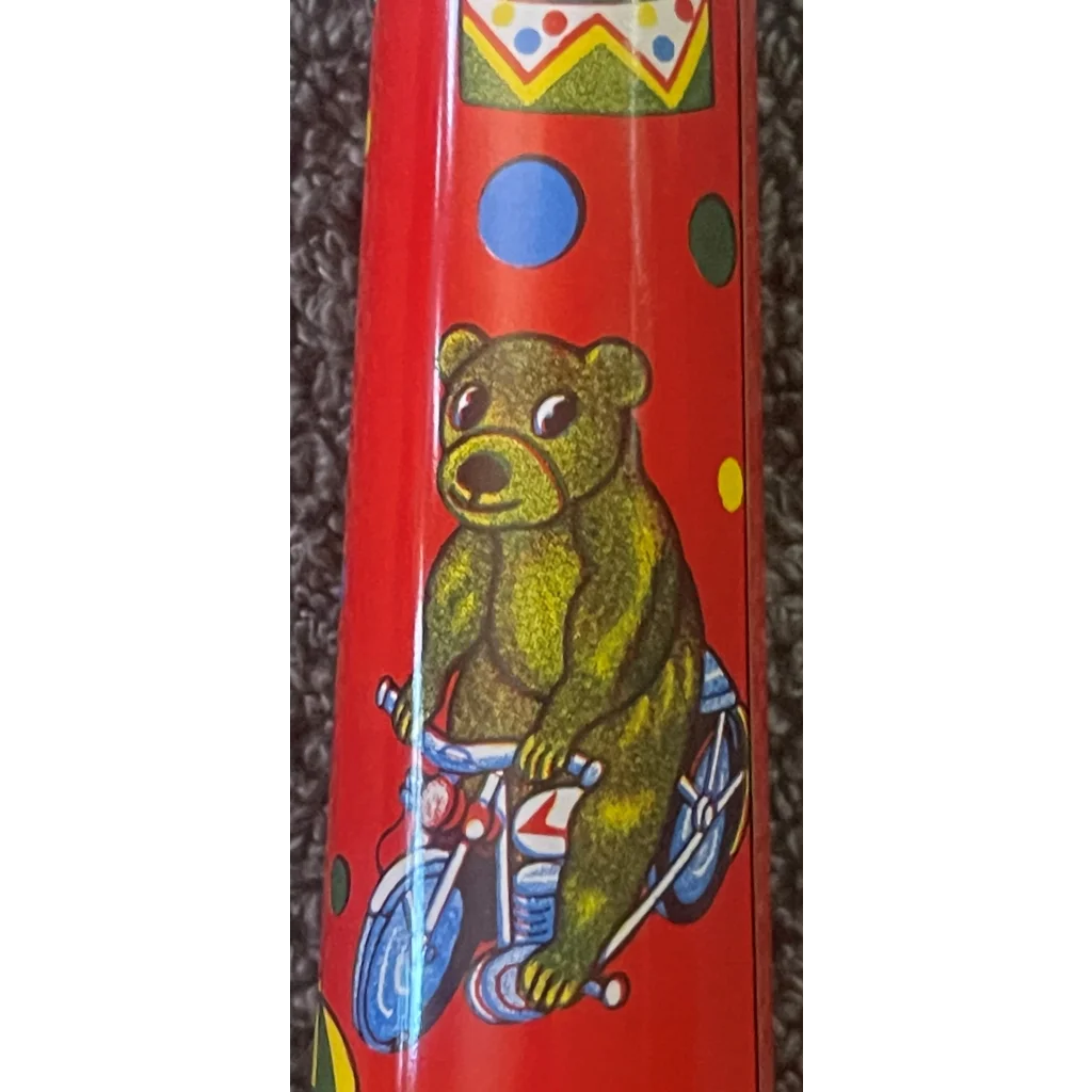 Large Vintage 1960s World Circus Tin Horn Noisemaker Clowns Animals Balloons Collectibles and Antique Gifts Home page
