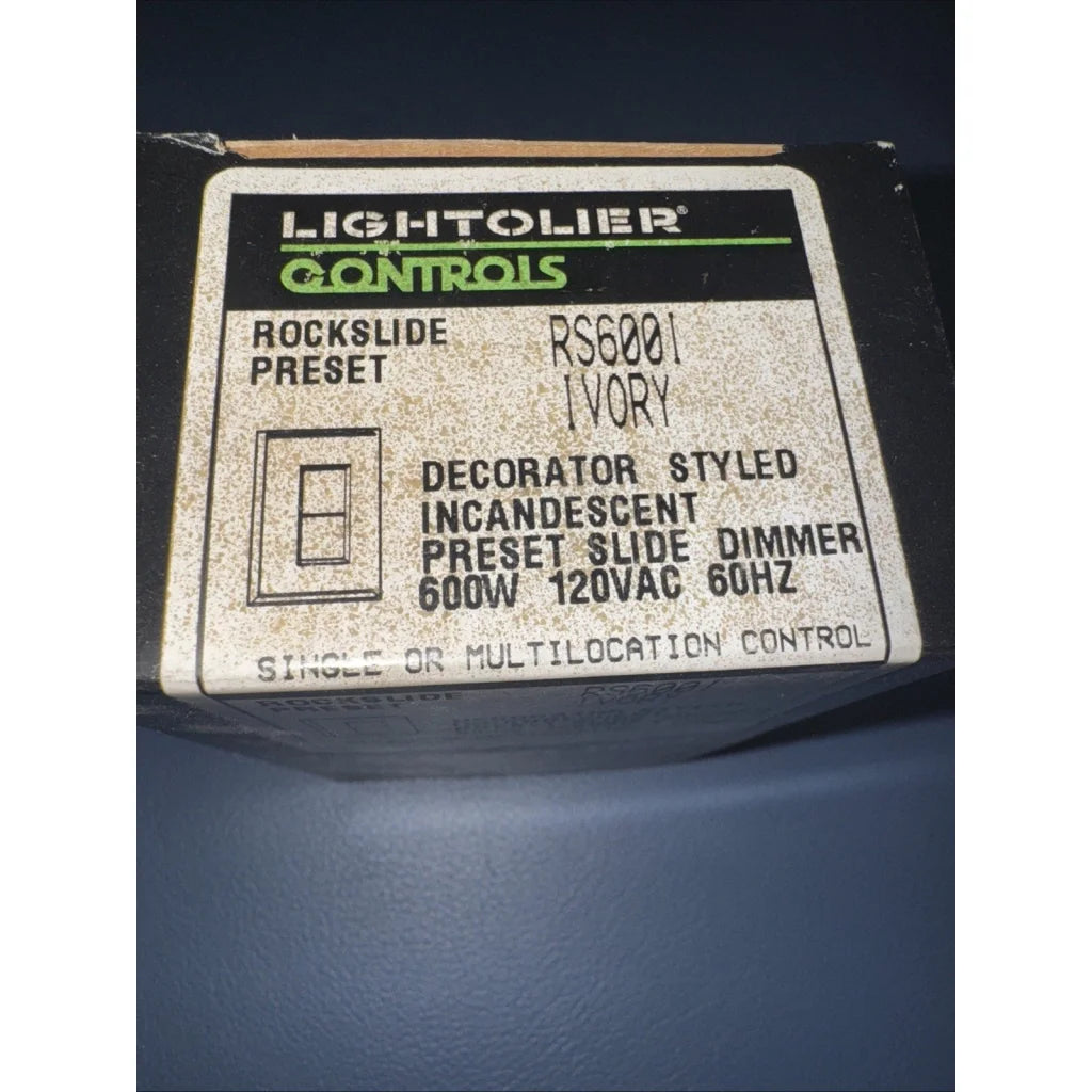 Ivory Lighter RS6001 electronic solid state dimmer switch back view