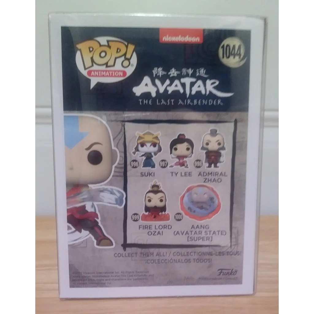 Limited Edition Aang Animation Funko Pop with Protector