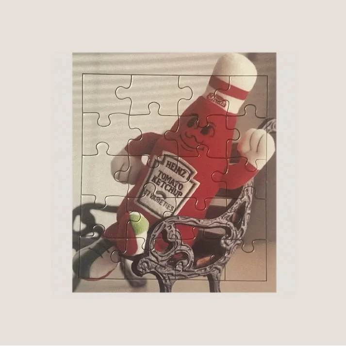 Heinz Ketchup Plush Toy for limited edition Heinz ketchup puzzle collection