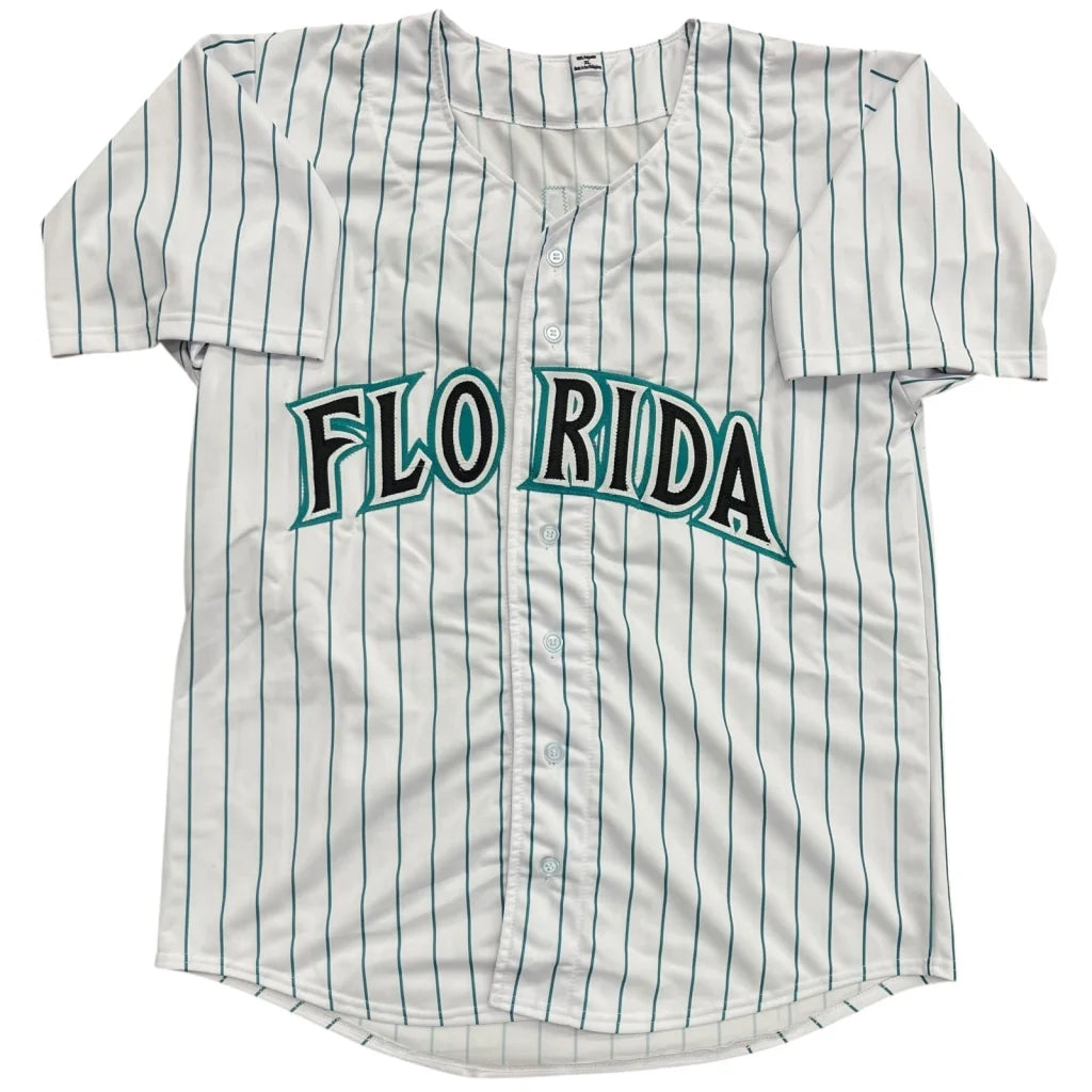 Luis Castillo autographed Florida Marlins custom jersey with pinstripes