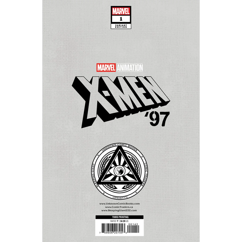 Comic book cover for Marvel Animation’s X-Men 97 Variant from Marvel Animation 3rd Printing