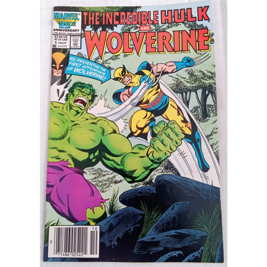 Incredible Hulk vs Wolverine first appearance in Marvel Comics