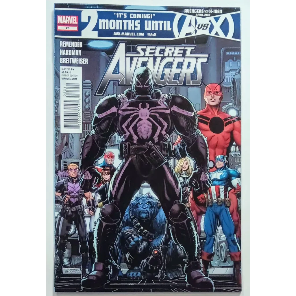 Venom takes over in Secret Avengers Issue 23 Marvel Comics cover