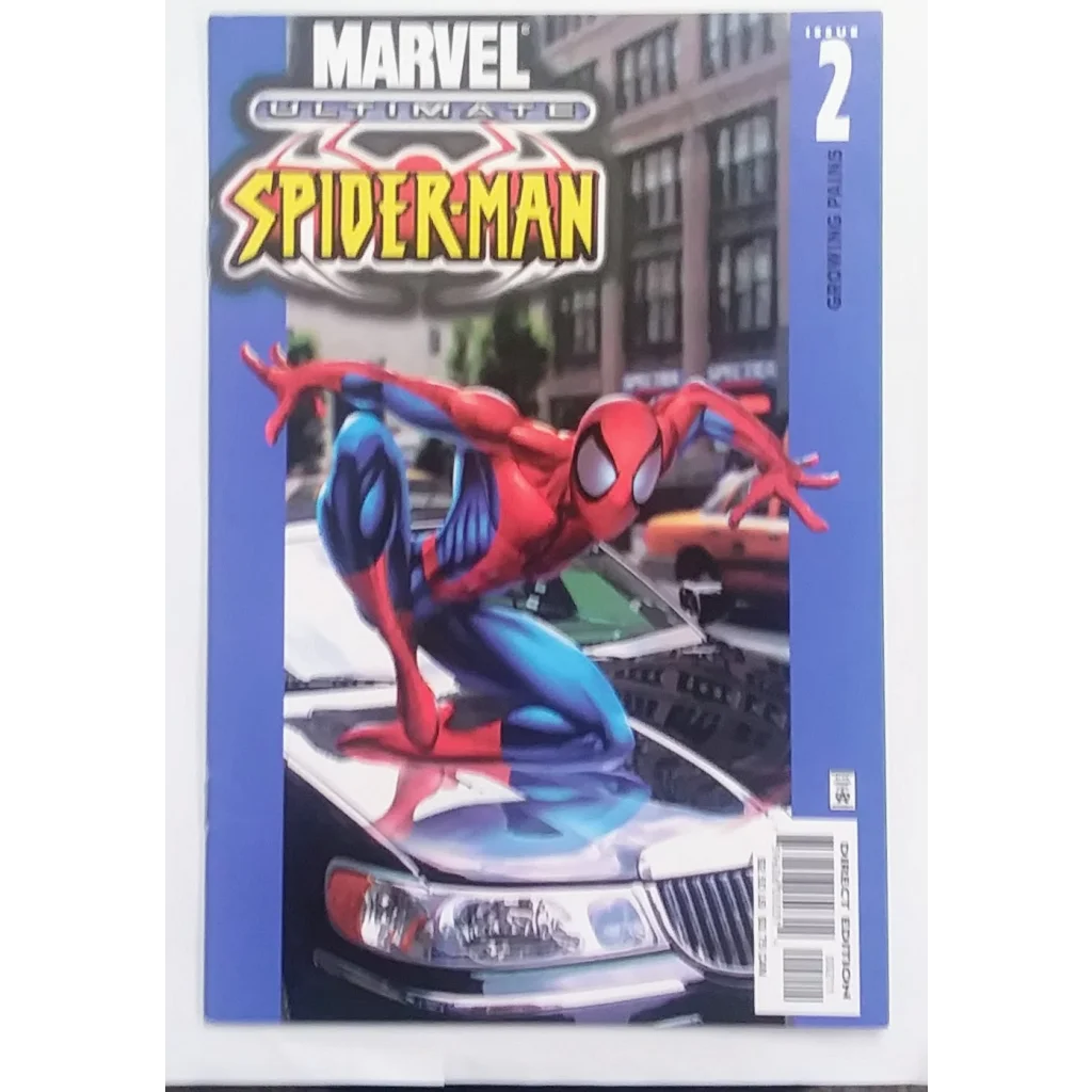 Marvel Comics Ultimate Spider-Man Issue 2 figurine in red blue suit