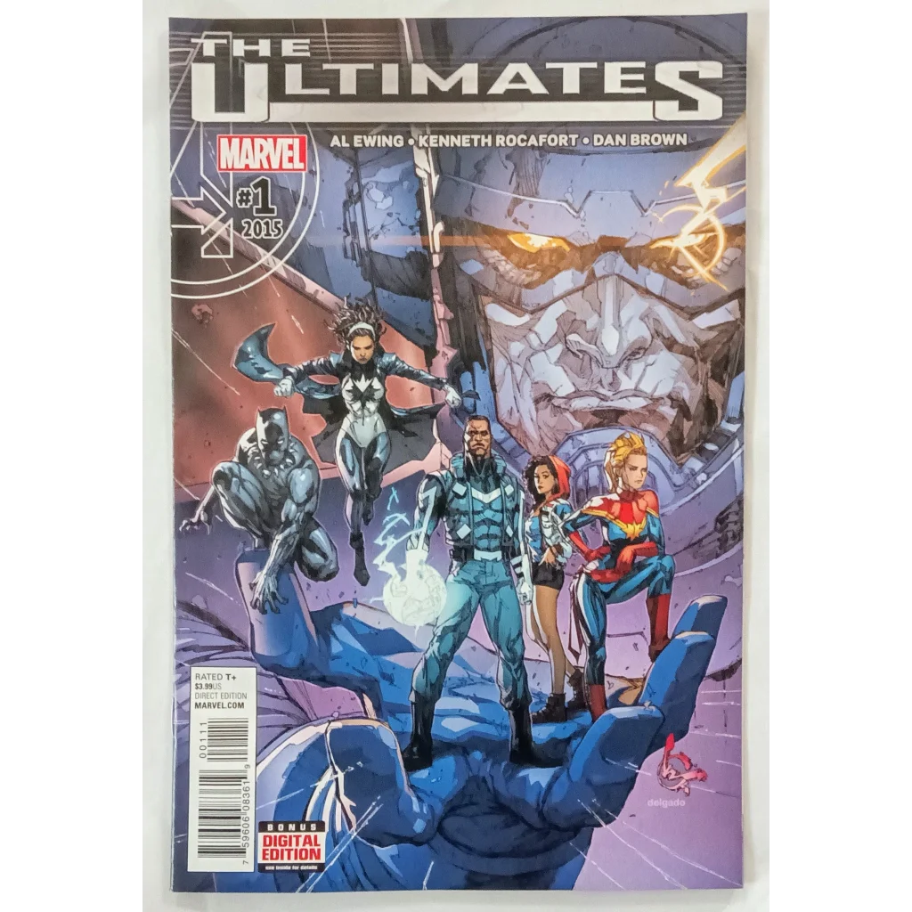 Marvel Comics Ultimates V2 Issue 1 explosive superhero cover