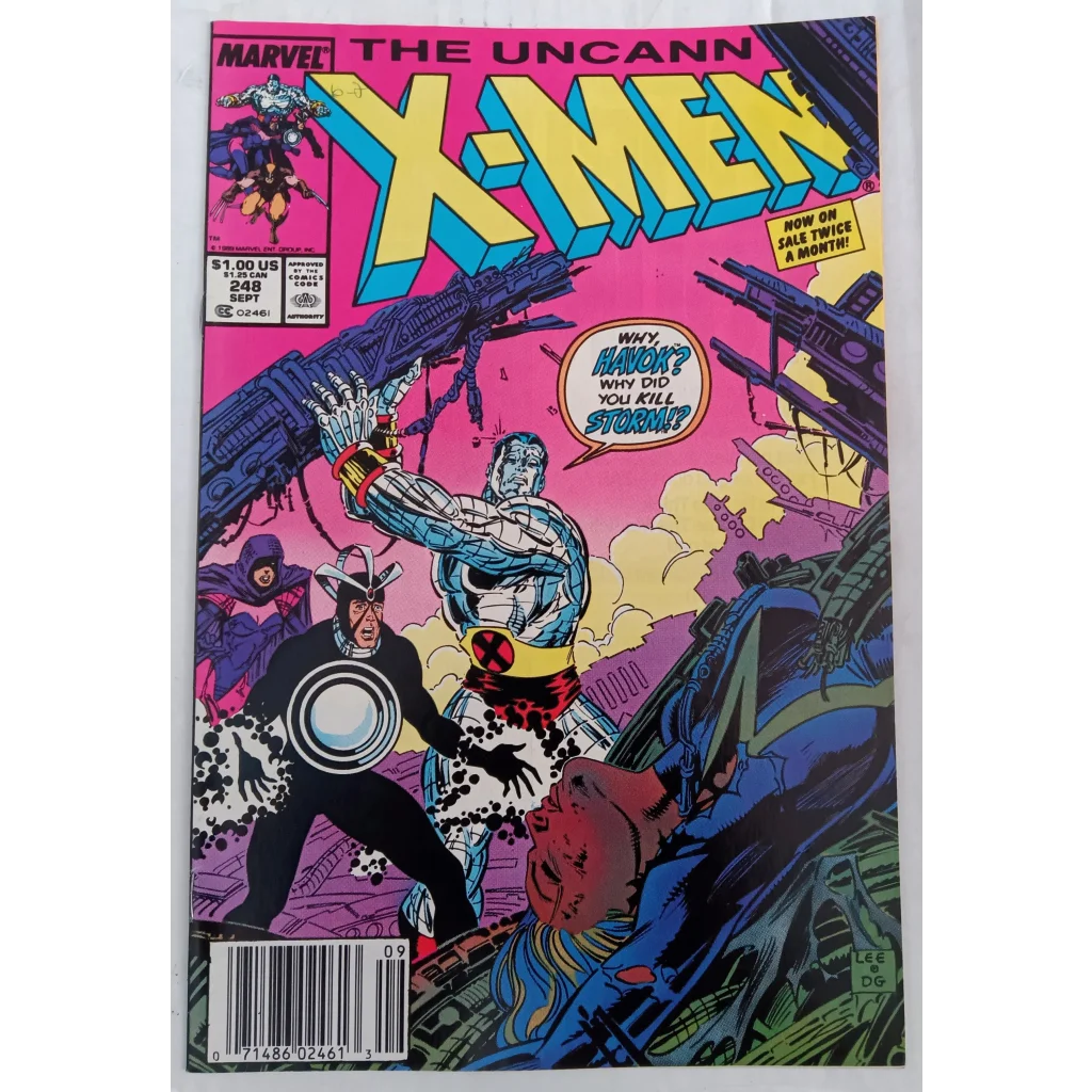 Uncanny X-Men #248 Marvel Comics epic mutant action cover