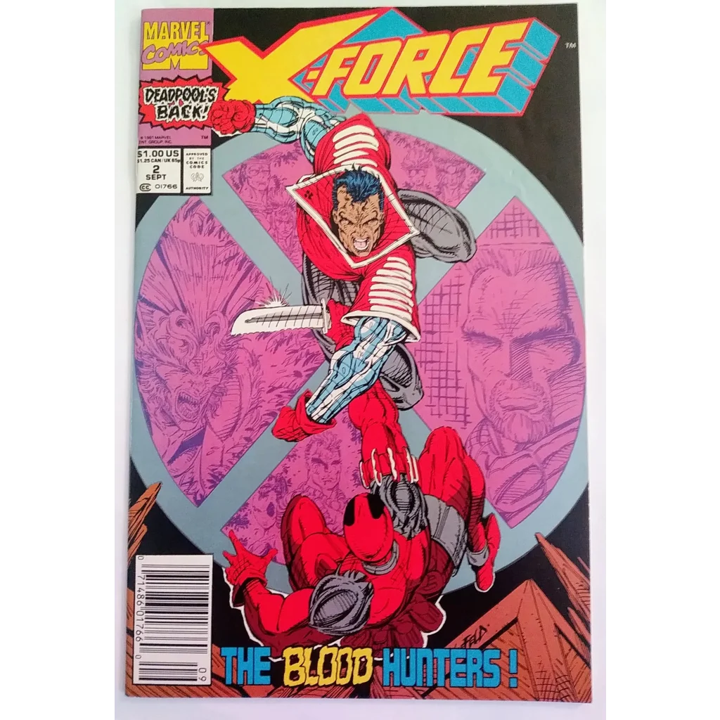 Deadpool X-Force Issue 2 Marvel Comics comic book cover