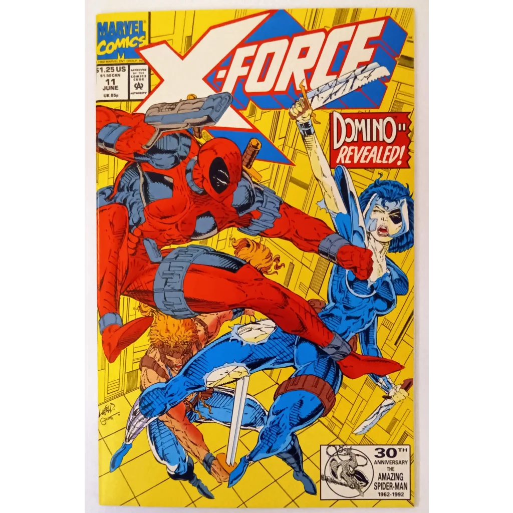 Marvel Comics X-Force 11 cover with Deadpool and Domino