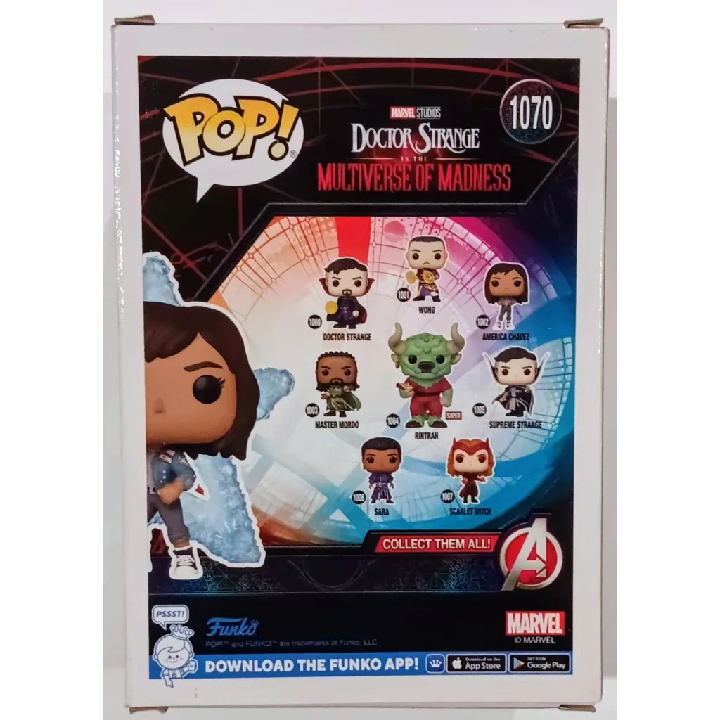 Marvel Funko Pop America Chavez Multiverse of Madness figure
