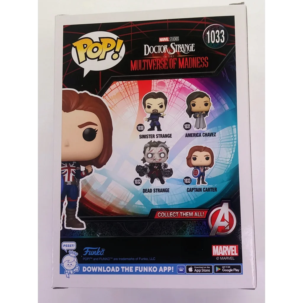 Captain Carter Marvel Funko Pop Multiverse of Madness Figure