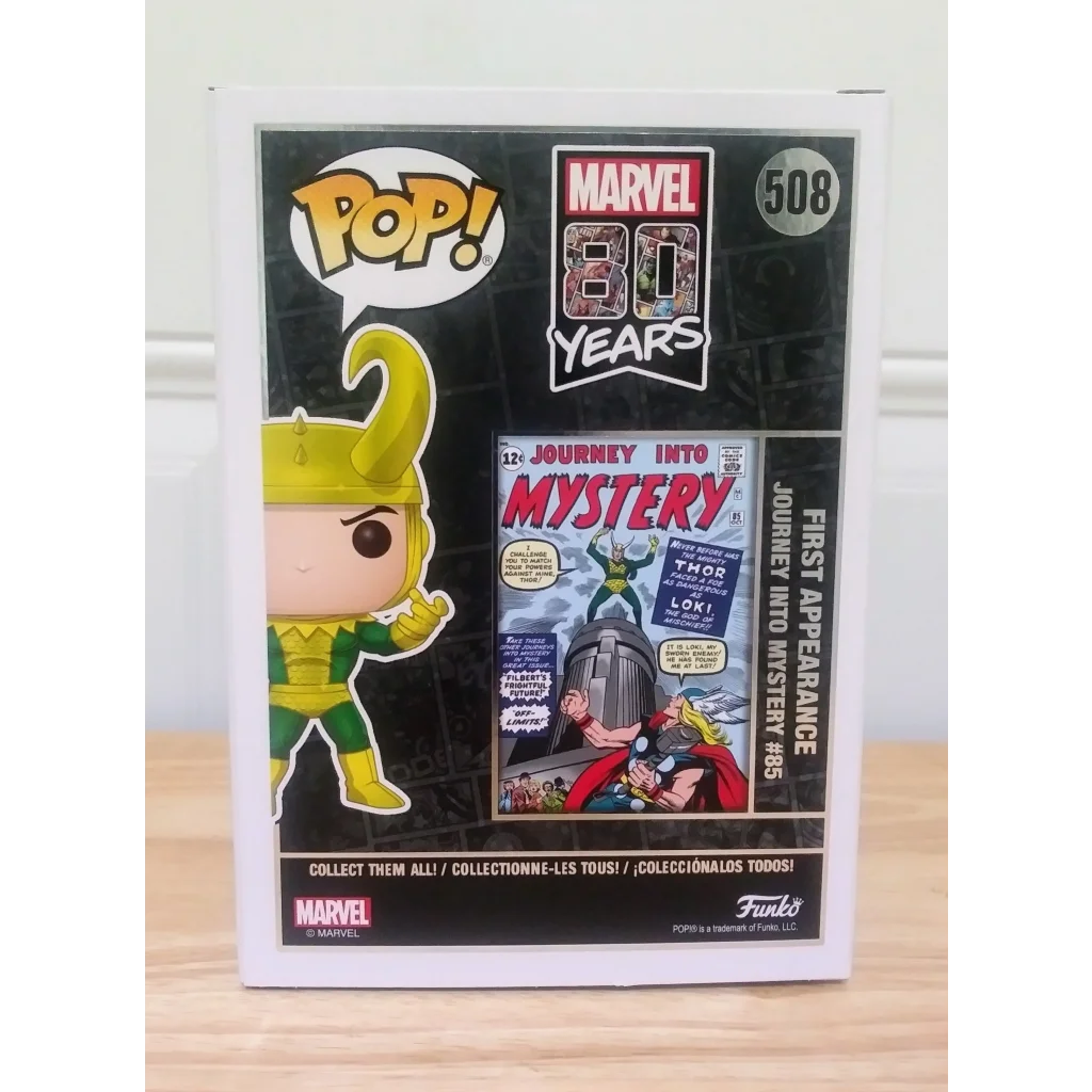 Marvel Funko Pop Loki Gold Exclusive #508 Figure