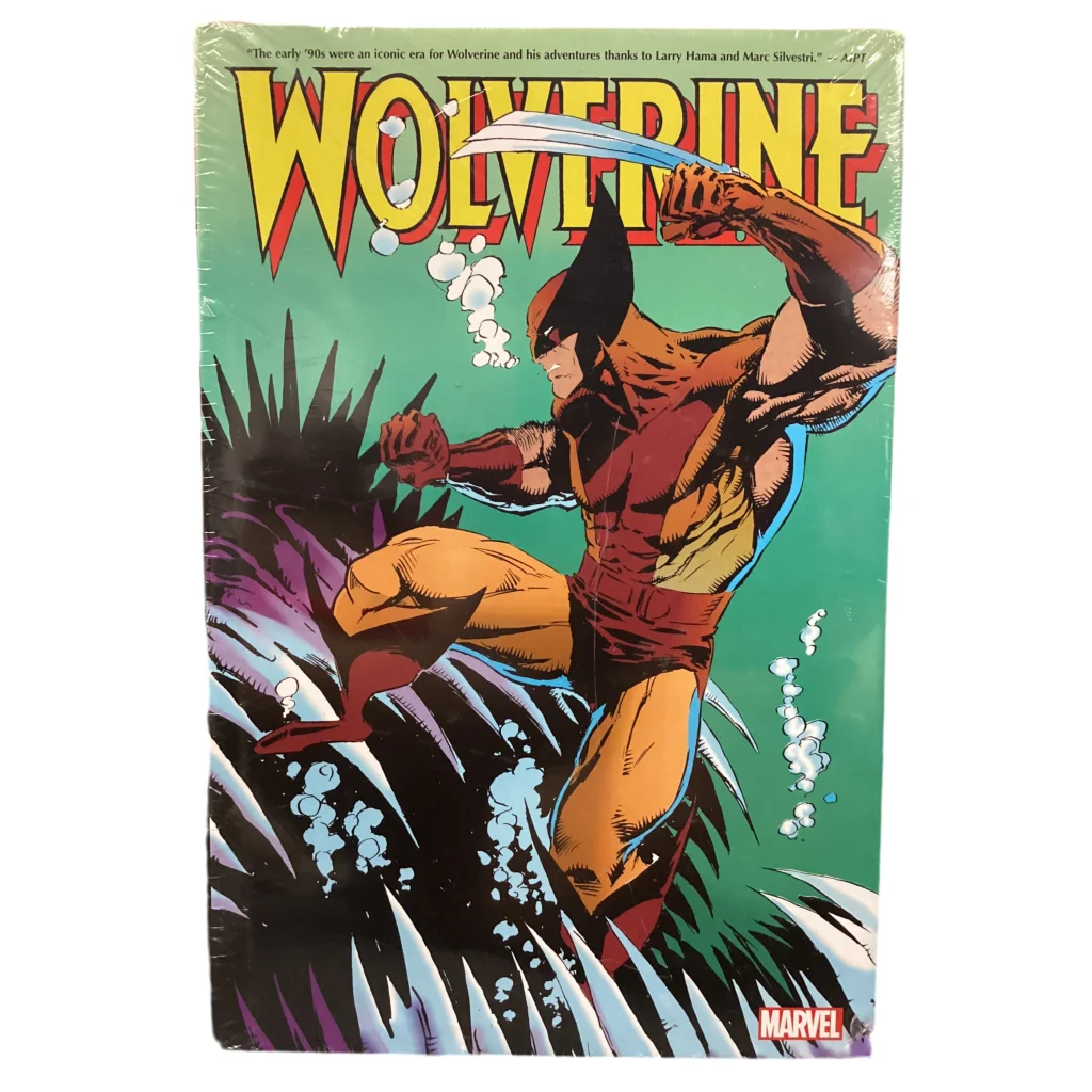 Epic Marvel Omnibus Wolverine Collection Jim Lee action comic with Wolverine in motion