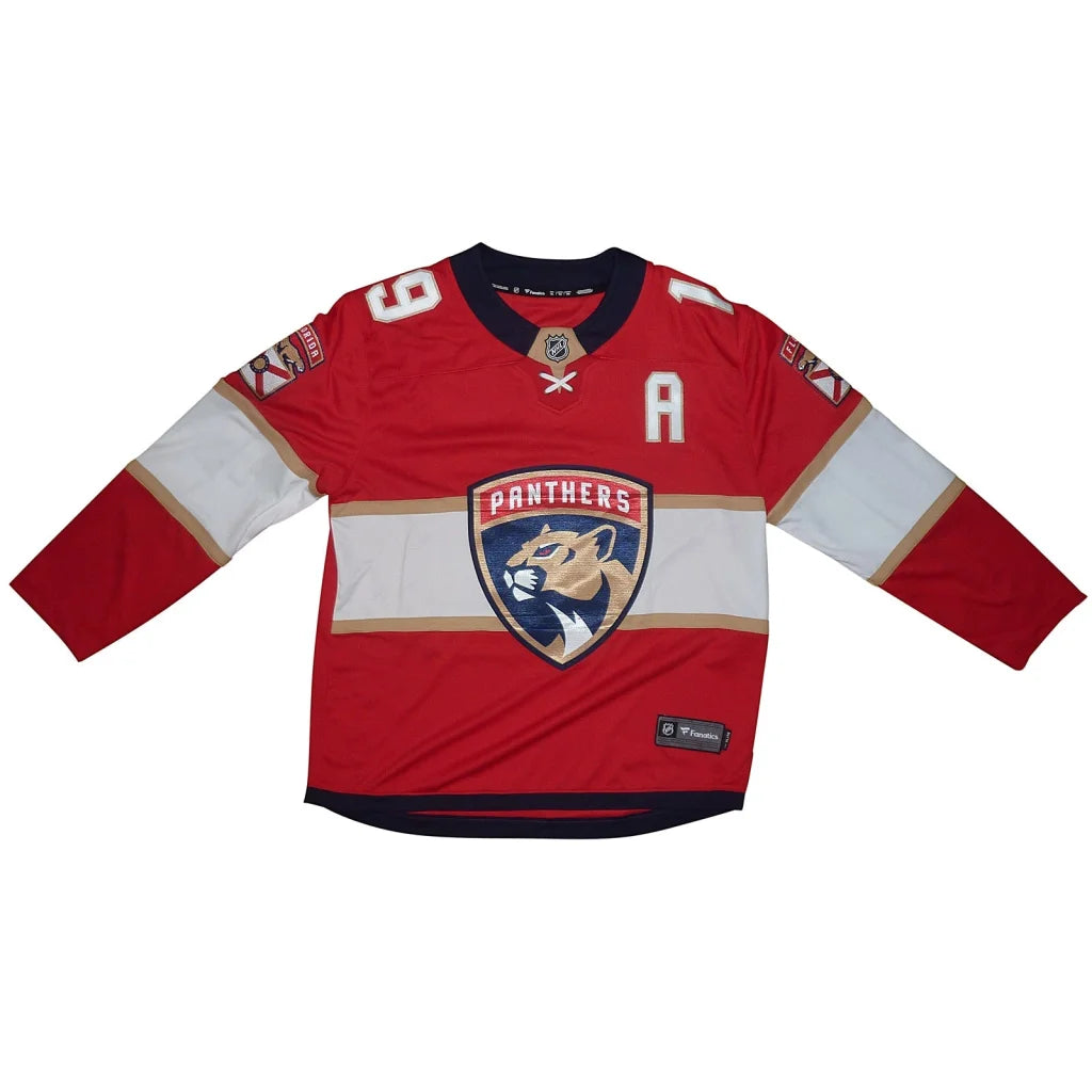 Matthew Tkachuk autographed Florida Panthers red jersey with panther logo