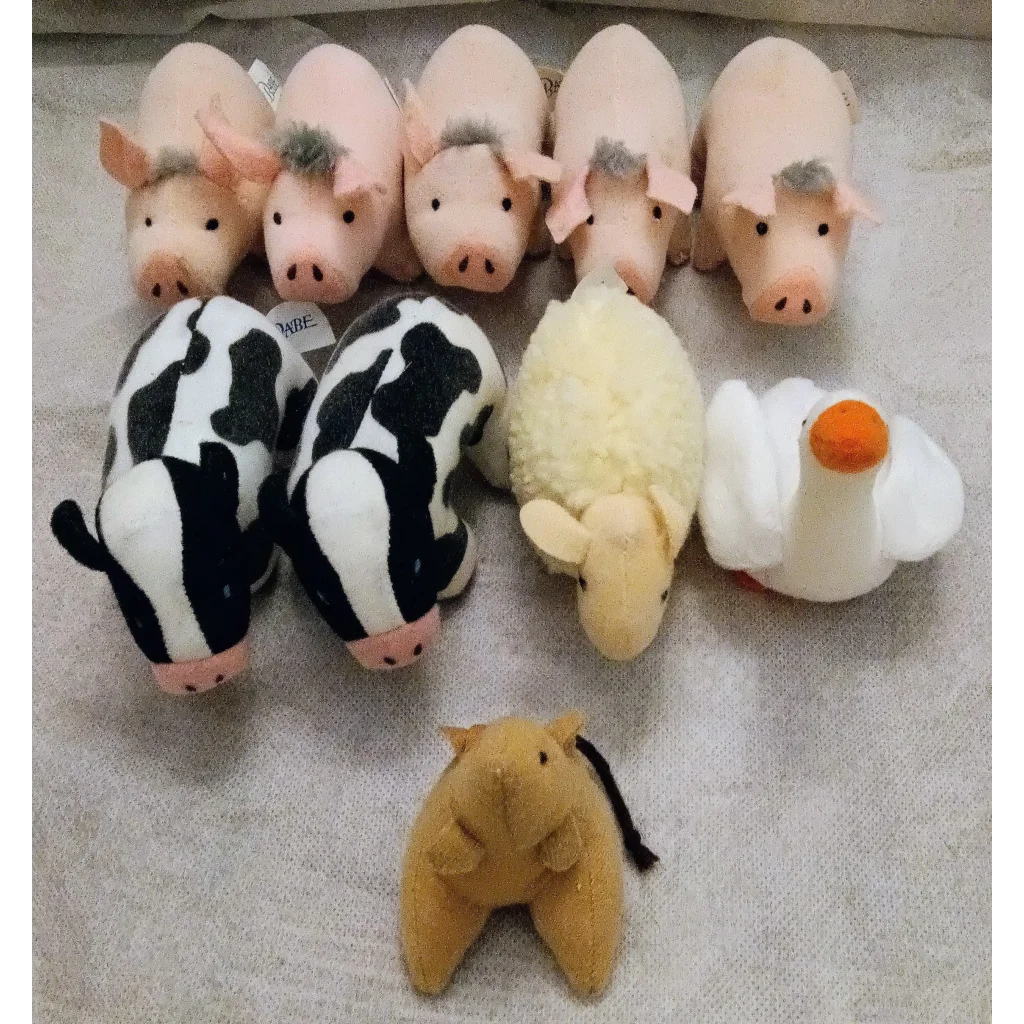 McDonald's Happy Meal toy set - Babe Plush Dolls