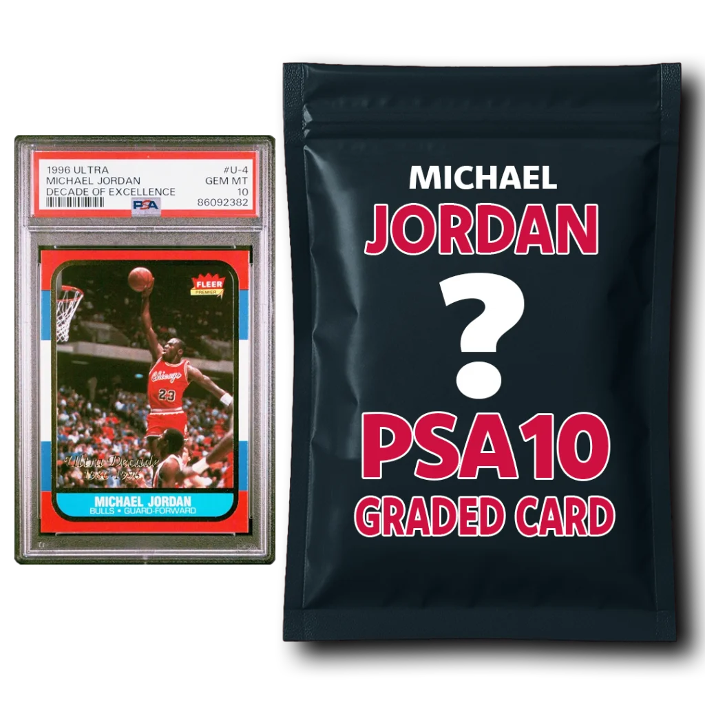 Michael Jordan PSA 10 Graded Basketball Card Mystery Pack