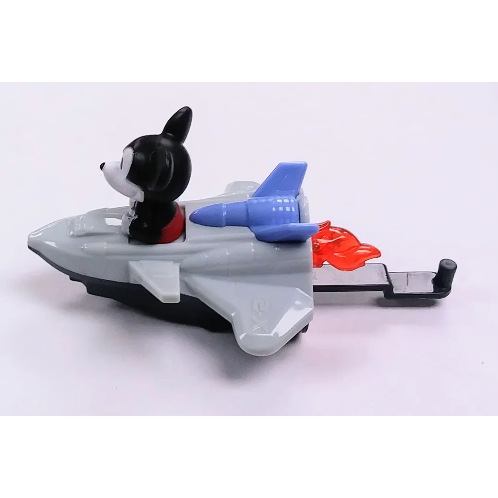 Mickey Mouse Space Jet Happy Meal Toy with red blue accents