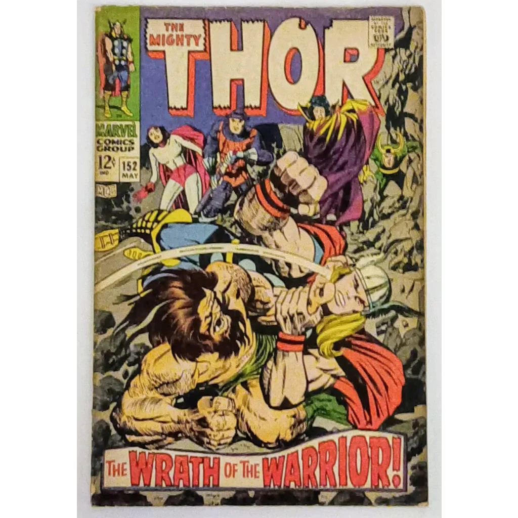 1968 Mighty Thor #152 Marvel Comics cover in fair condition