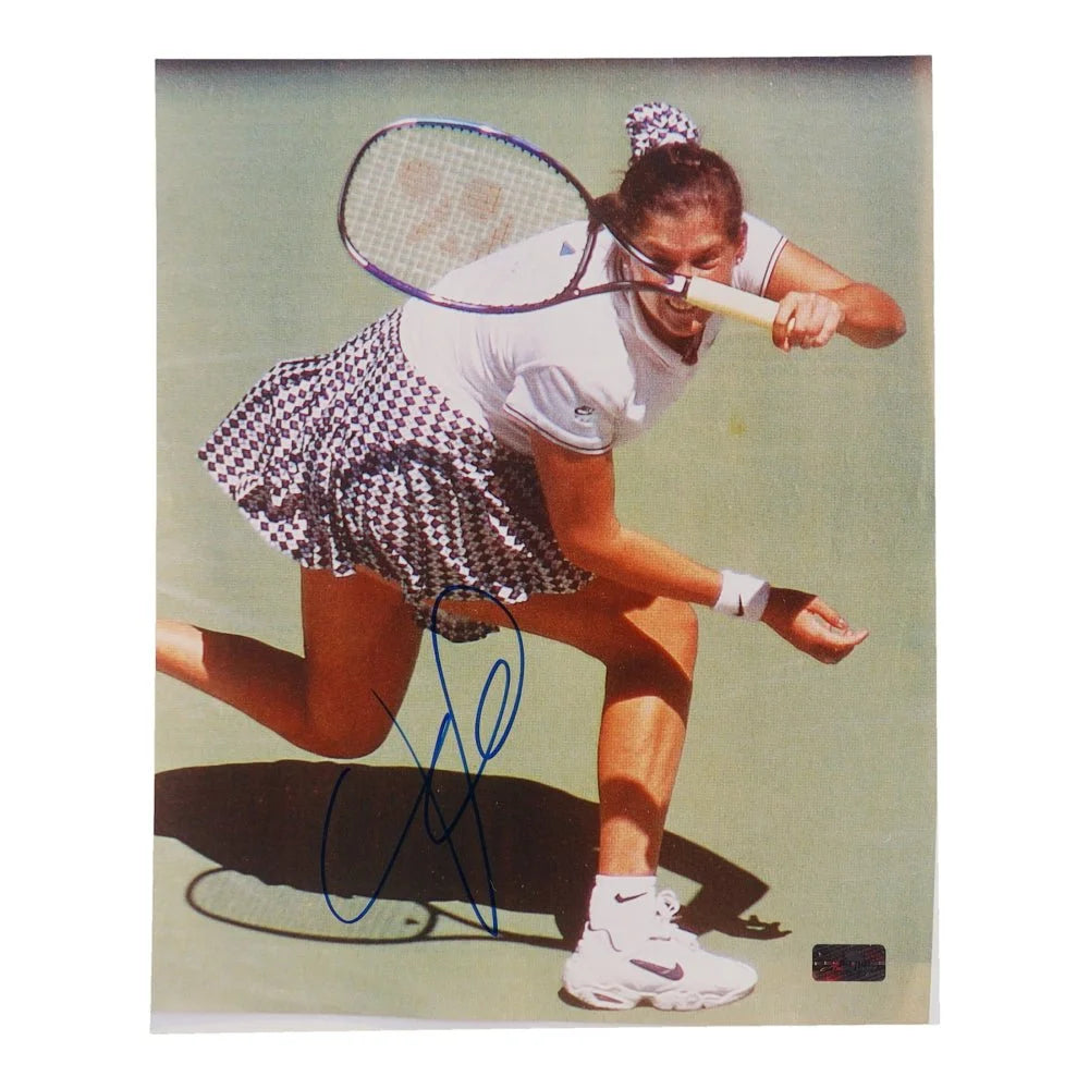 Autographed Monica Seles photo with Palm Beach COA authentication perfect for tennis fans