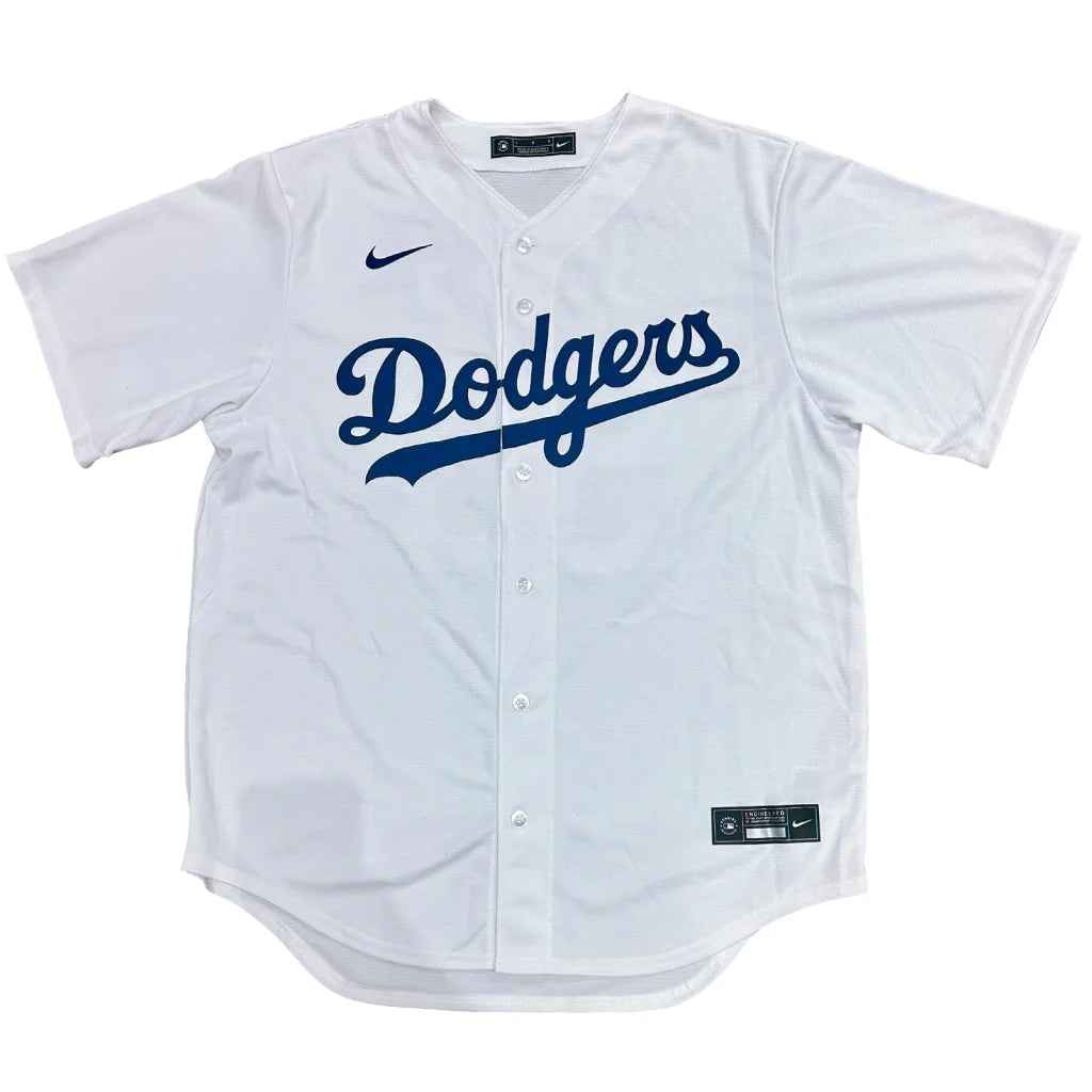 Mookie Betts autographed Los Angeles Dodgers white jersey #50