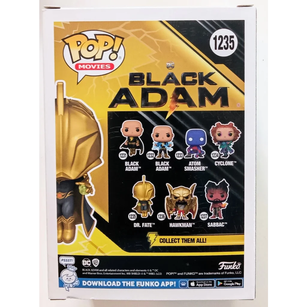 Funko Pop Black Adam Movies Dr. Fate collectible figure