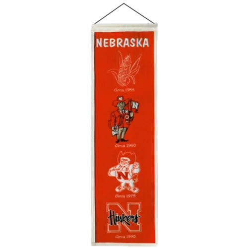Nebraska Cornhuskers heritage banner celebrating team legacy